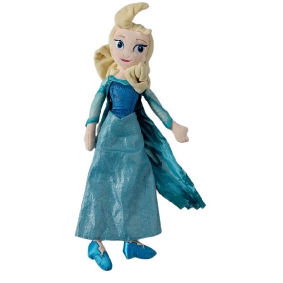 Disney Other - Disney Frozen Princess Elsa Sparkly Shimmering Plush Stuffed Animal 19"